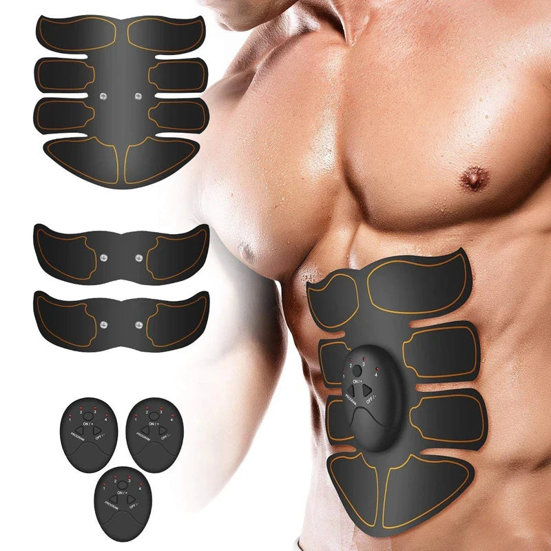 Wireless EMS Muscle Stimulator Toner ABS Abdominal Hip Trainer Weight Loss Fitness Shaping Electric Body Slimming Massager