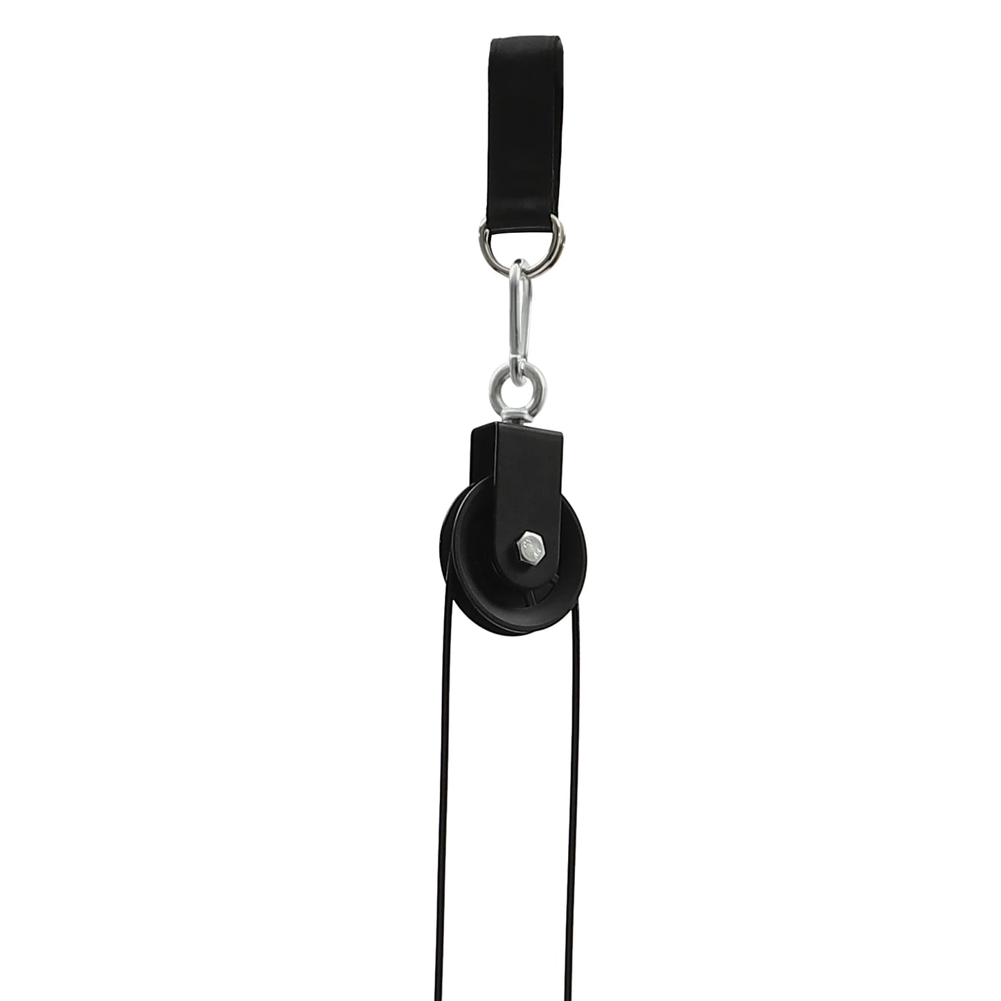 Pull down and Lift Cable Weight Pulley System Home Gym Weight Fitness Pulley Tricep Rope Training Equipment
