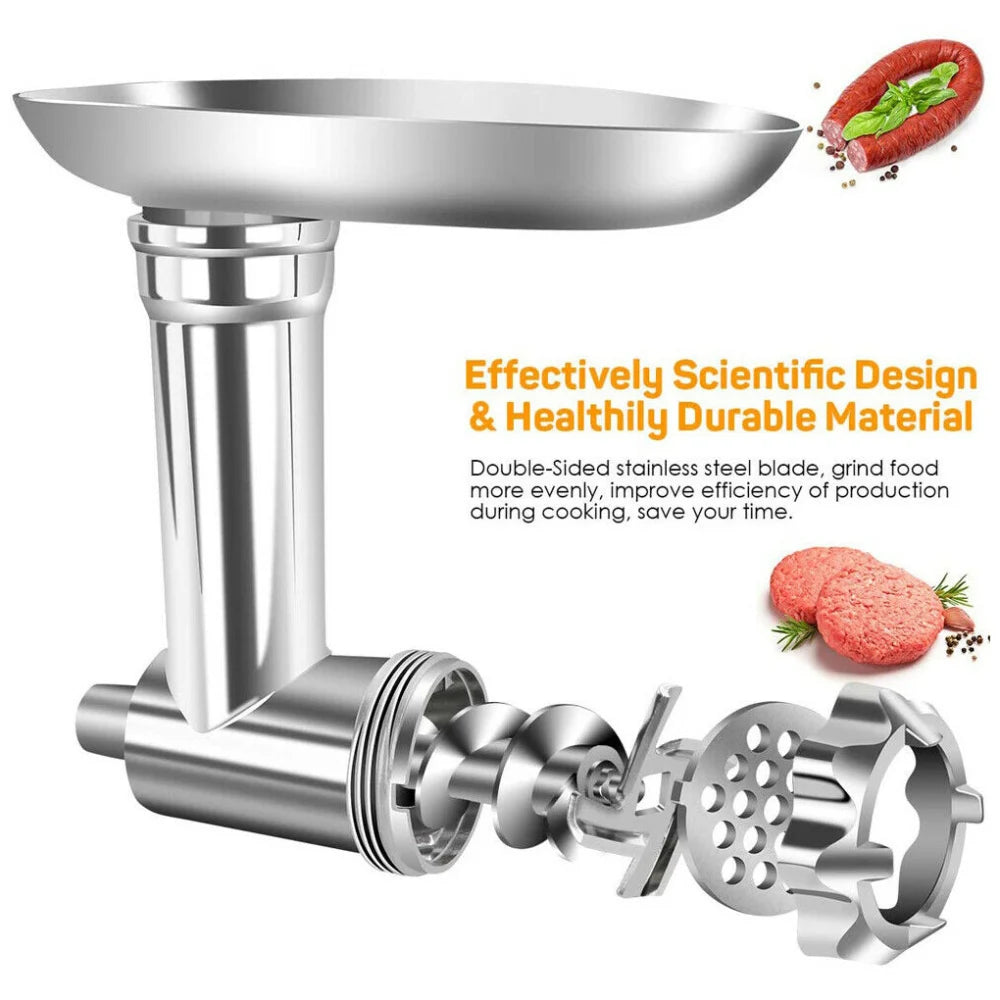 2025 new Stand Mixer Attachment Food Grinder Set Kitchen Grinding Tools for Kenwood Chef / Chef XL, KVC, KVL, kMix,also fit SMEG