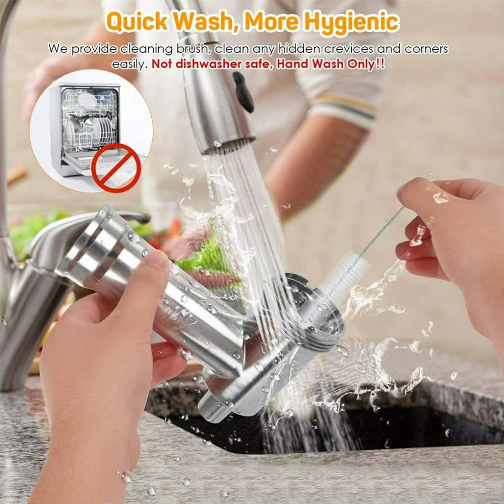 2025 new Stand Mixer Attachment Food Grinder Set Kitchen Grinding Tools for Kenwood Chef / Chef XL, KVC, KVL, kMix,also fit SMEG