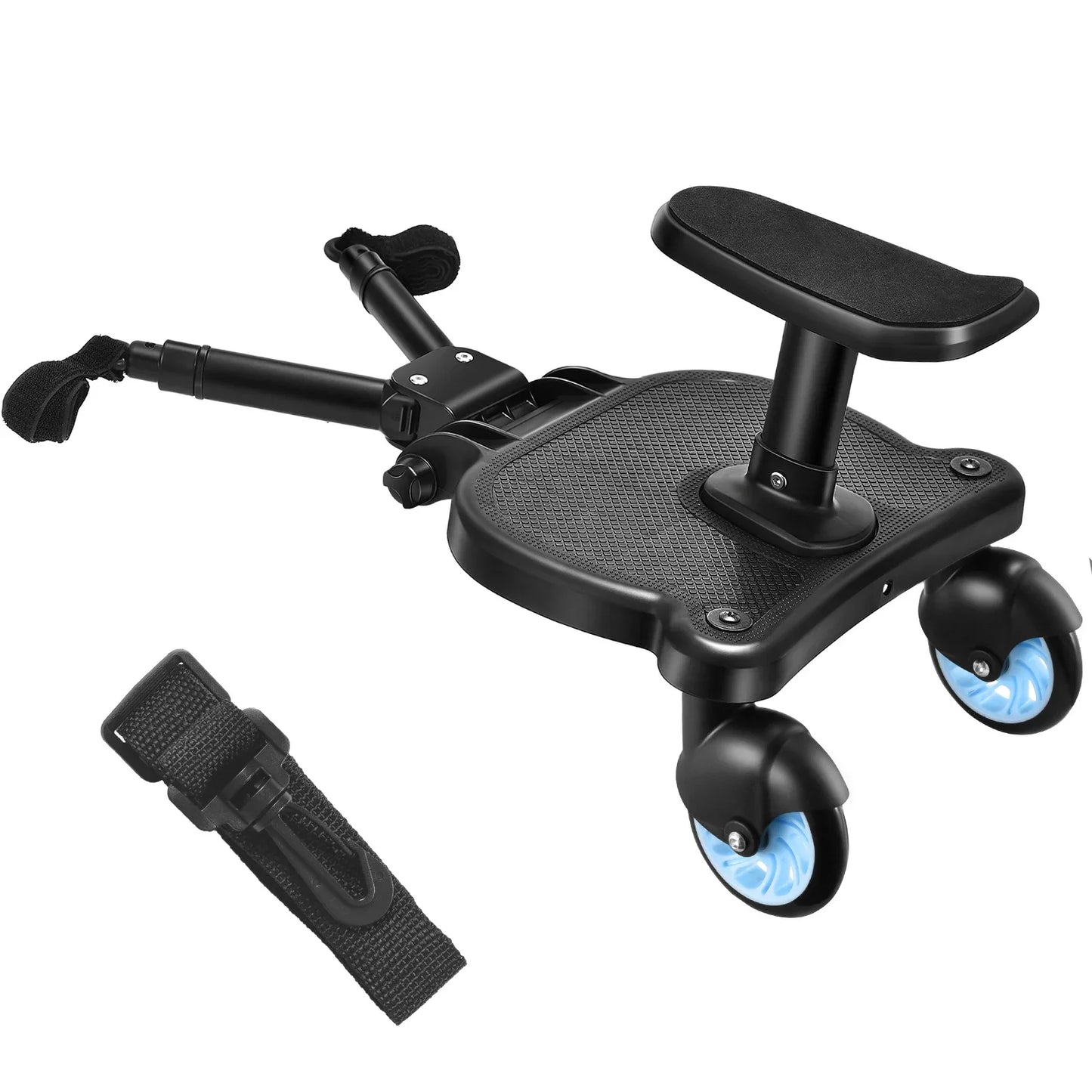 Twins Baby Stroller Pedal Adapter Stroller Accessorie Second Children Auxiliary Trailer Twins Scooter Standing Plate with Seat