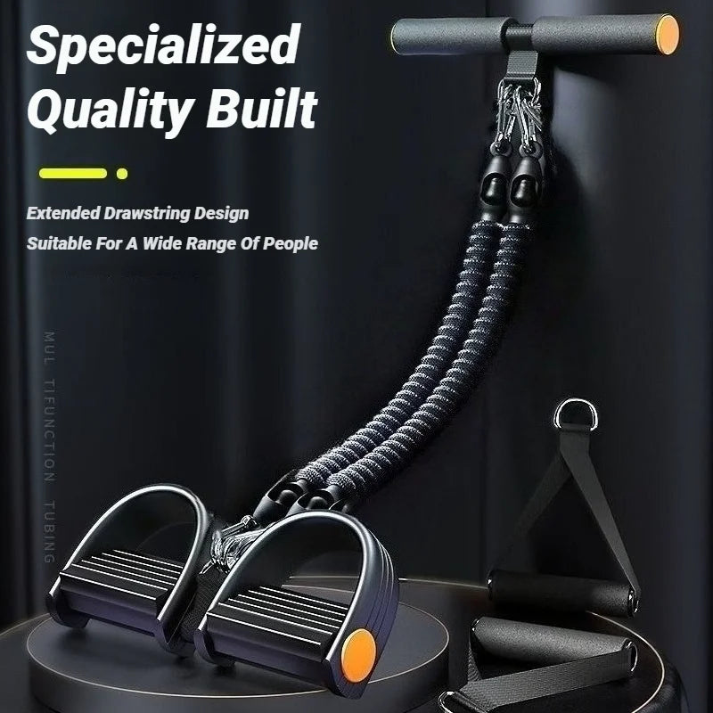 Pedal Type Tensioner Home Multifunctional Tension Device For Men'S Fitness Back Abdomen And Abdominal Muscle Training Pull