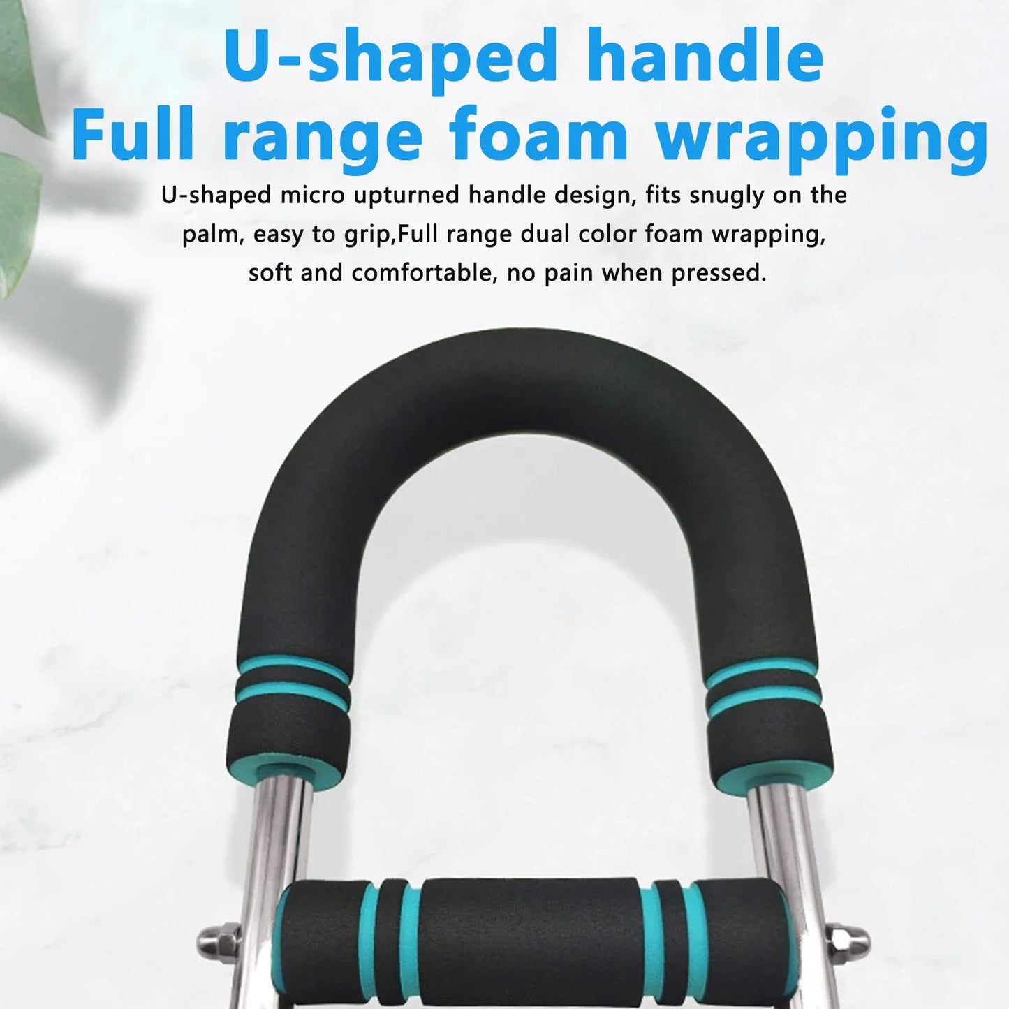 40KG u shape Hand Gripper Strengths Twister Arm Trainer Power Twister Bar Fitness Equipment for Men and Women Home Workout