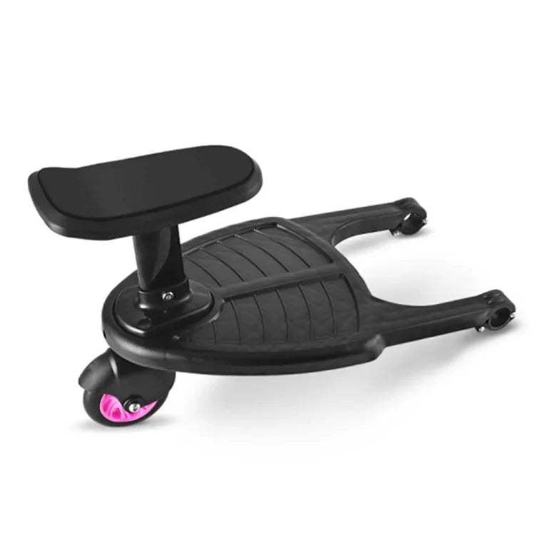 Twins Baby Stroller Pedal Adapter Stroller Accessorie Second Children Auxiliary Trailer Twins Scooter Standing Plate with Seat