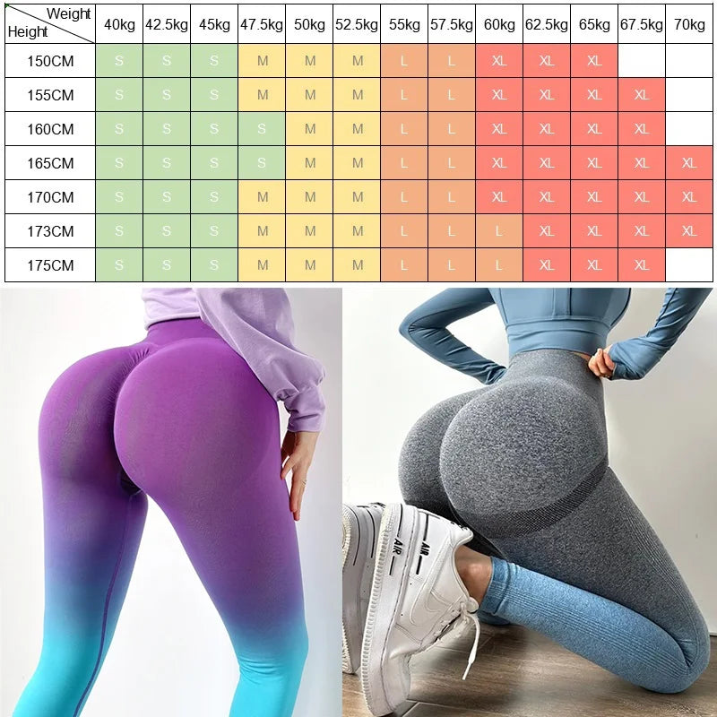 Cloud Rise Ladies Yoga Pants for Fitness Women Sports Leggings Gym Push up Tights High Waist Sexy Girl Workout Bike Sportswear