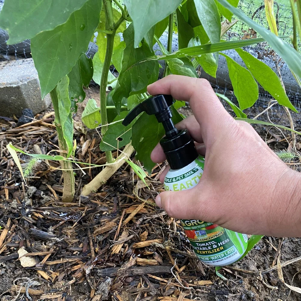 Organic Plant Food Liquid Concentrate Fertilizer 8oz Quick Easy Feed Plant Nutrients Natural Ingredients Safe Pets Weather
