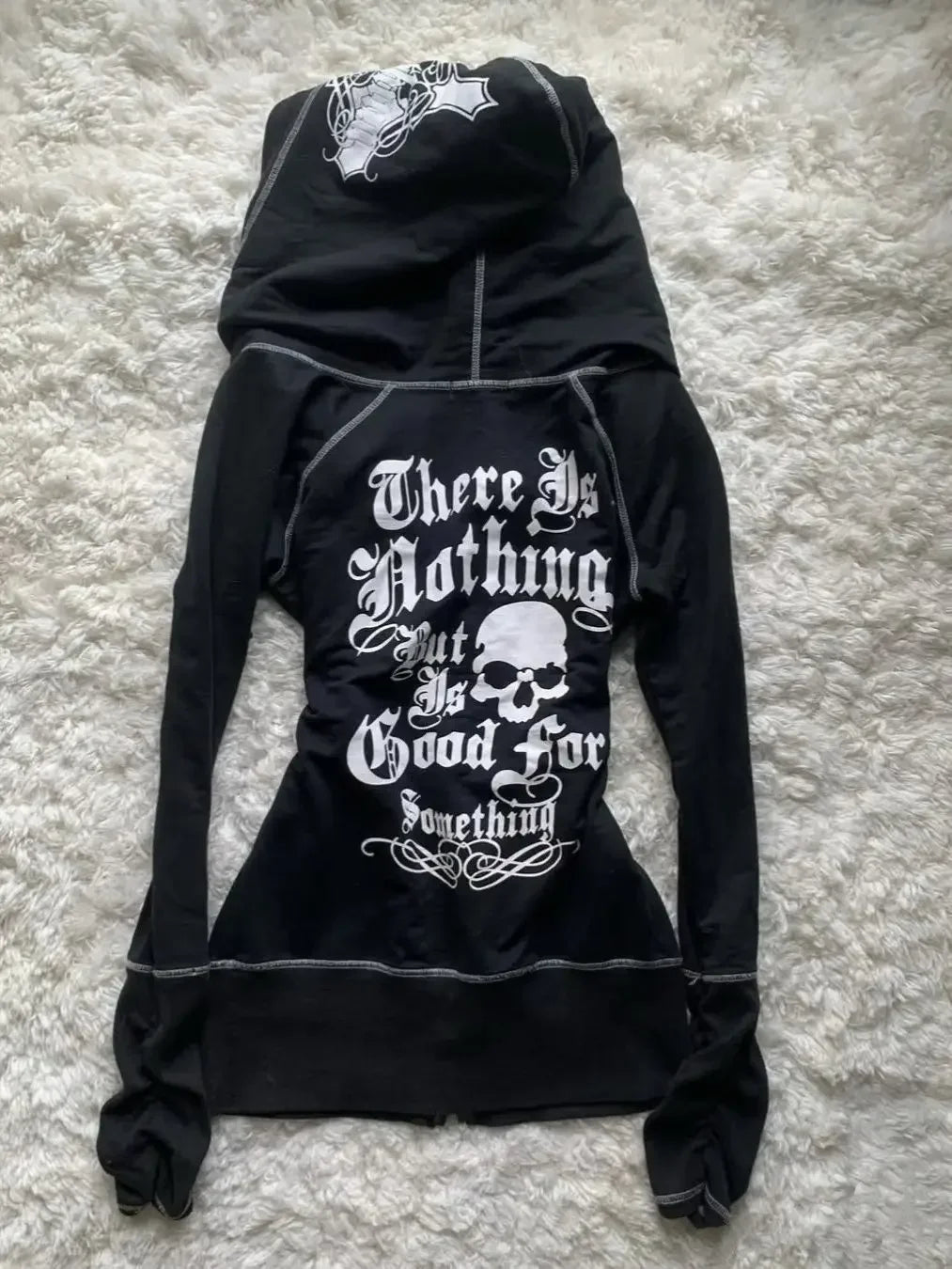 Gothic Punk Leopard Print Hoodie Harajuku Retro Slim Fit Spicy Girl Multifunctional Zipper Hoodie Hip Hop Fashion Sportswear