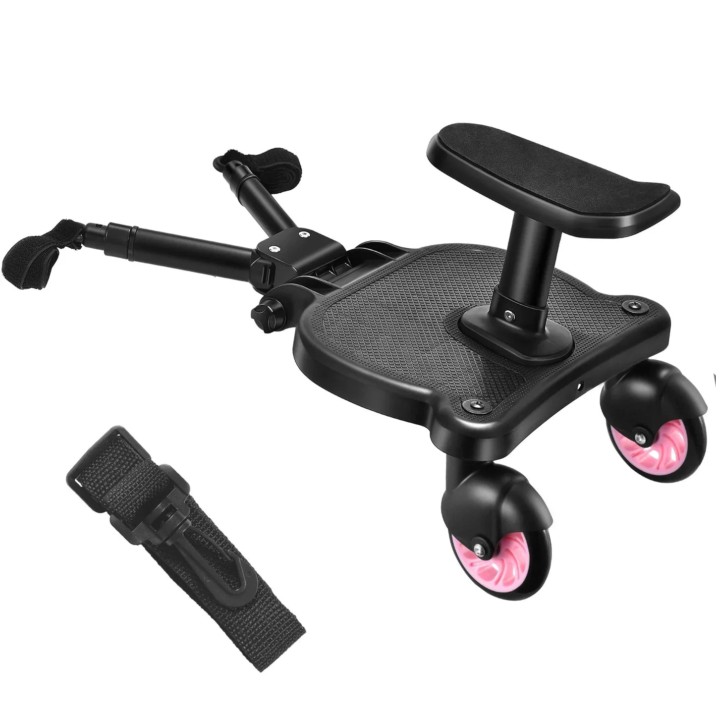 Twins Baby Stroller Pedal Adapter Stroller Accessorie Second Children Auxiliary Trailer Twins Scooter Standing Plate with Seat