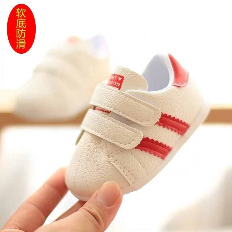 Winter New Korean Style Newborn Girls Boys First Walkers Kids Toddlers Cotton Soft Soles Non-slip Shoes 1-2 Years