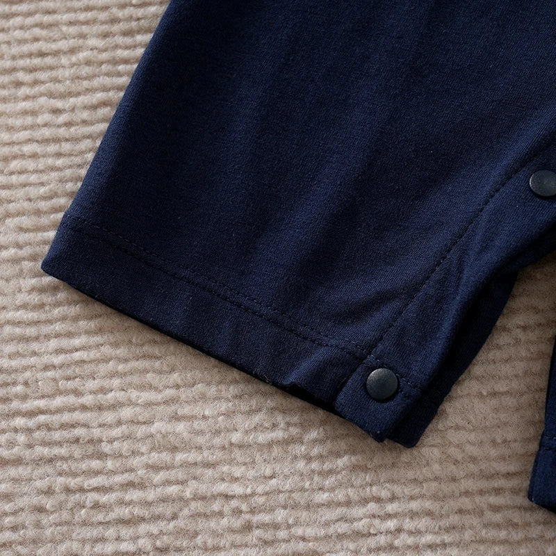 Newborn Clothes Cool Casual Baseball Jersey Cotton Comfortable And Soft Boys And Girls Summer 0-18 Short Sleeved Baby Jumpsuit