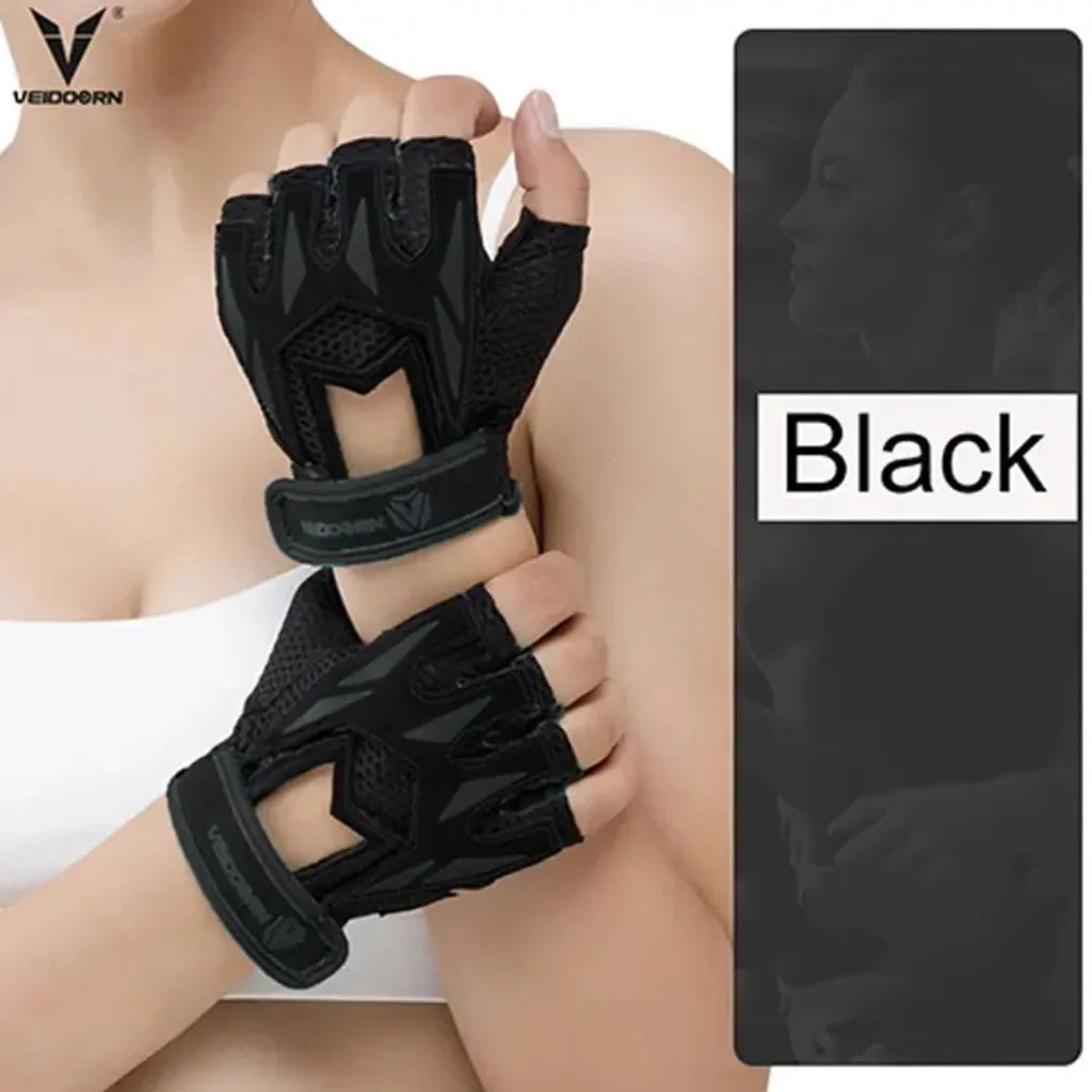 2025 Gym Gloves for Men Women Weight Lifting Half Finger Breathable Anti Slip Training Fitness Workout Gloves