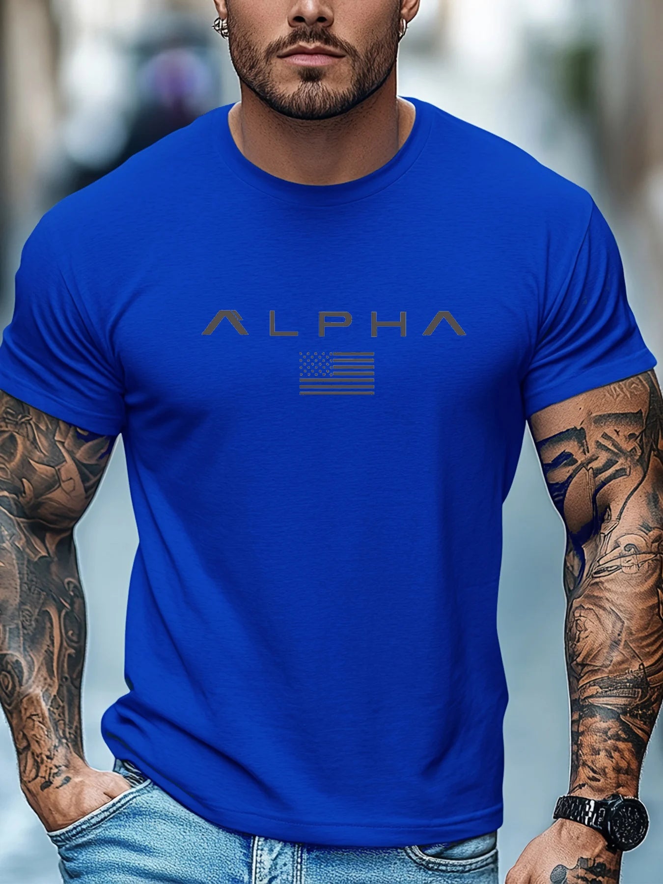 Men's summer 100 cotton fashionable casual loose solid color multi-color optional sports round neck short sleeved T-shirt top