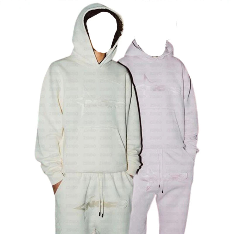Sportswear NOFS Letter Embroidery Fashion Brand Loose Oversized Hoodie Y2K Hip-Hop Streetwear women Pullovers Casual Top Pants