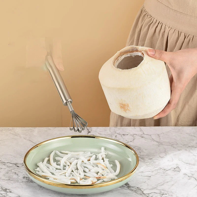 Coconut Opener Tools Creative Dual-purpose Hand Hole Puncher Hammer Coconut Breaker Kitchen Gadgets for Fresh Coconut Wate