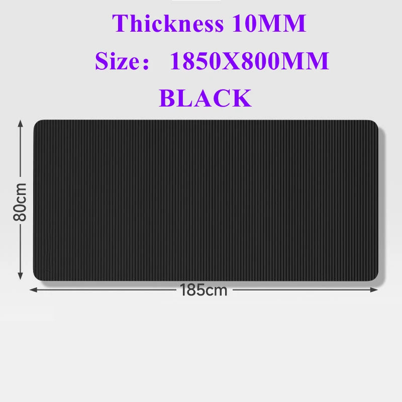Width 80cm Yoga Mats Anti-slip Sport Fitness Mat Blanket for Exercise Yoga and Pilates Gymnastics Fitness Equipment Thick 10mm