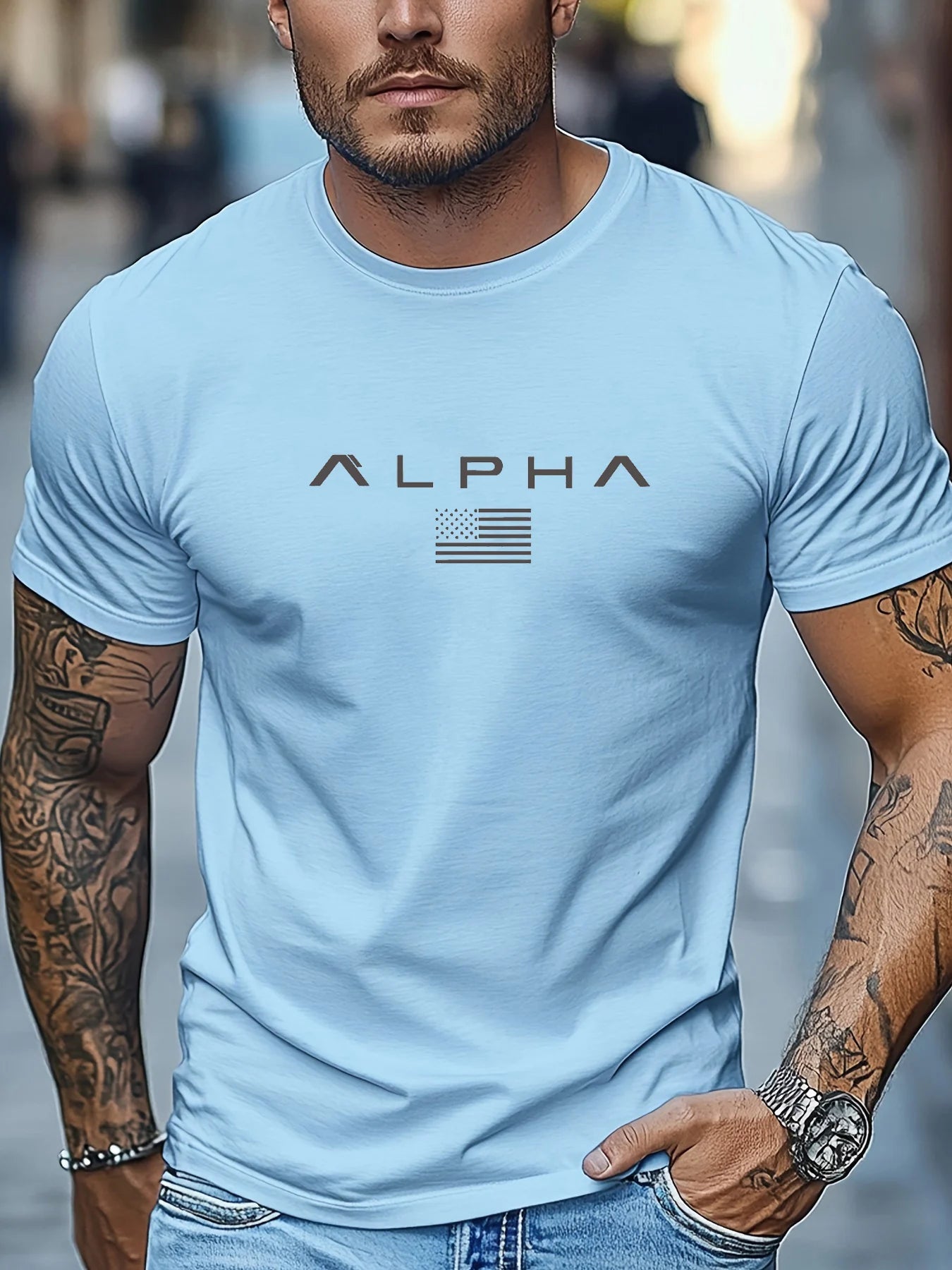 Men's summer 100 cotton fashionable casual loose solid color multi-color optional sports round neck short sleeved T-shirt top