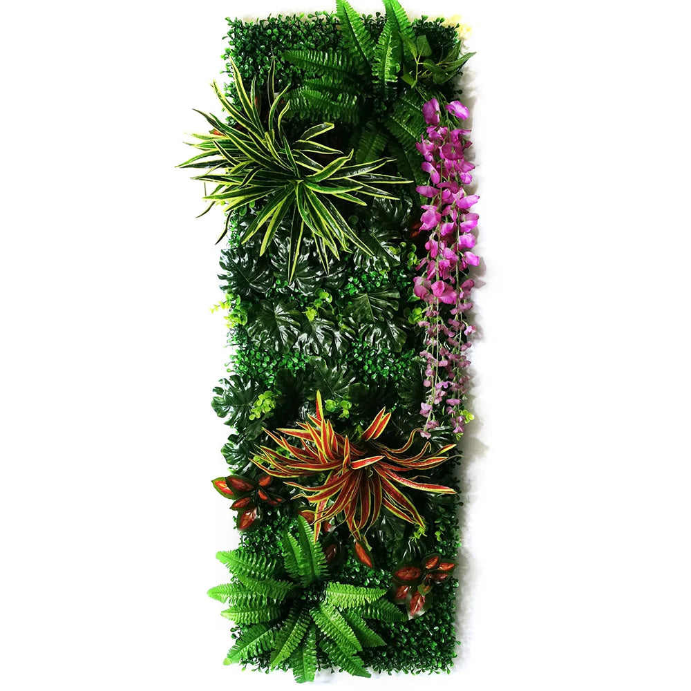 Artificial Plant Fake Grass Moss Subtropical Plant Decoration Home Wall Panel 15.74inch *47.24inch/1 Panel