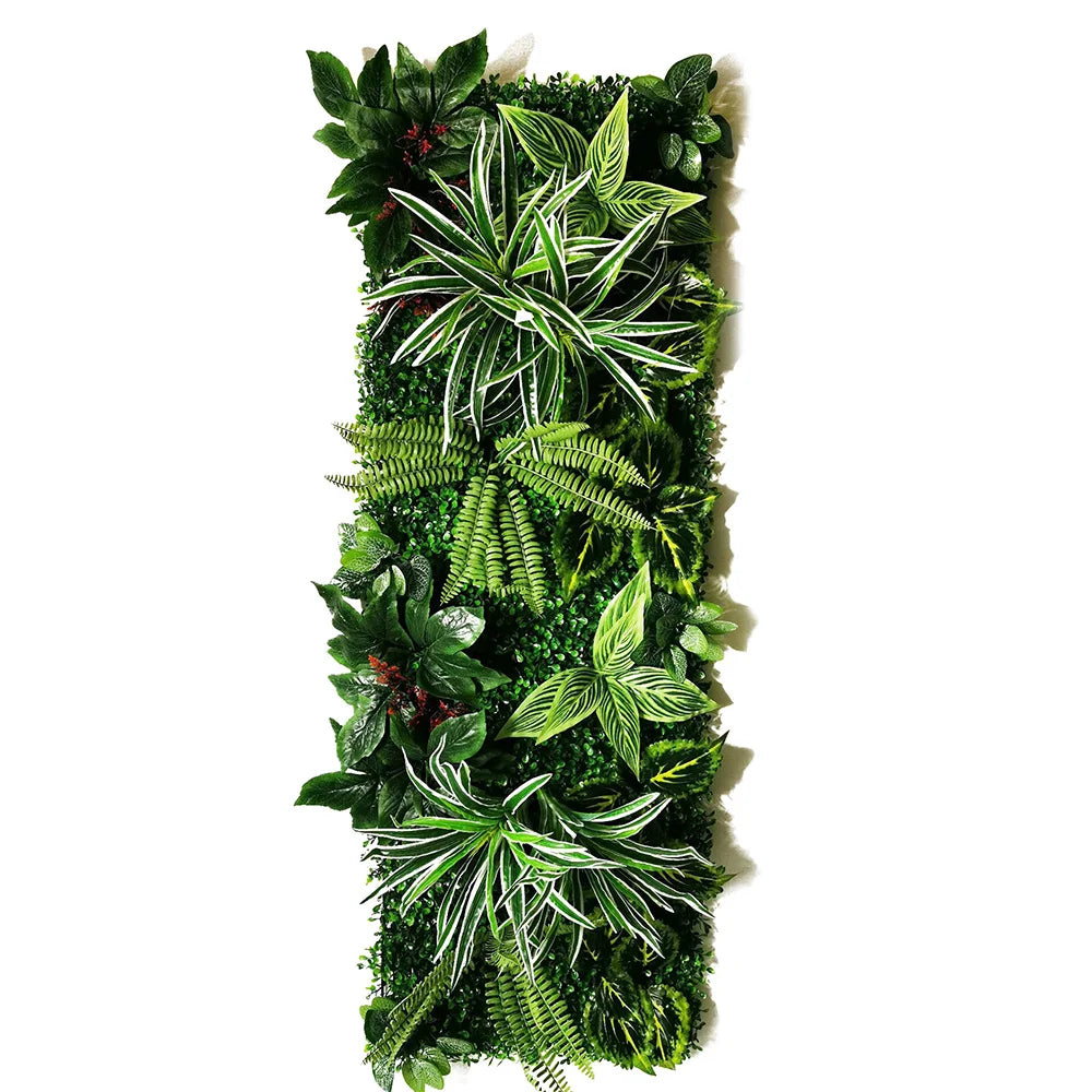 Artificial Plant Fake Grass Moss Subtropical Plant Decoration Home Wall Panel 15.74inch *47.24inch/1 Panel
