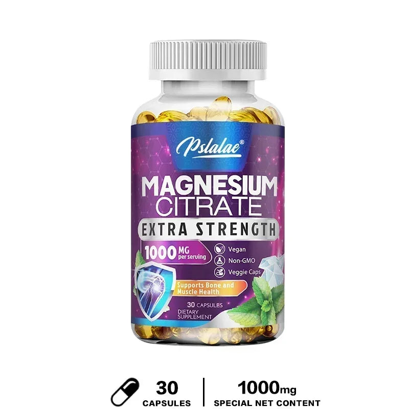 Magnesium Citrate - Muscle, Nerve and Energy Support, Improved Heart Health