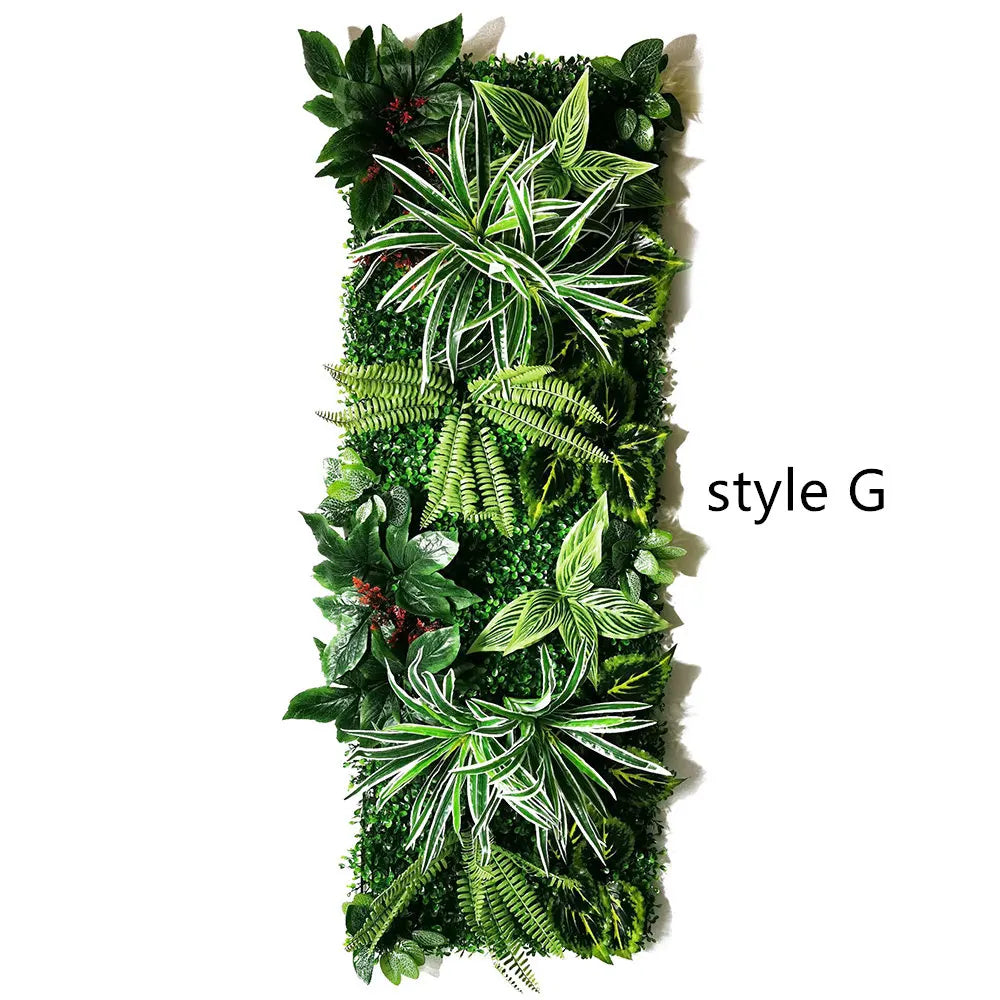 Artificial Plant Fake Grass Moss Subtropical Plant Decoration Home Wall Panel 15.74inch *47.24inch/1 Panel