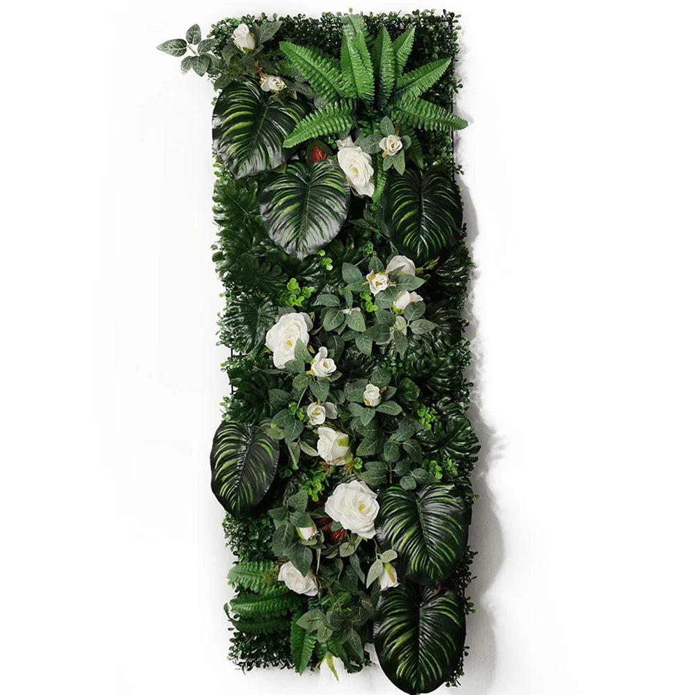 Artificial Plant Fake Grass Moss Subtropical Plant Decoration Home Wall Panel 15.74inch *47.24inch/1 Panel