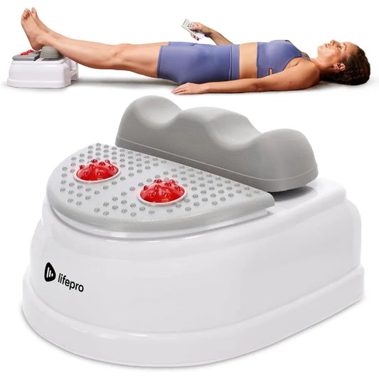 Lifepro Chi Machine - Lymphatic Massager with Red Light Therapy, 12-Speed Swing Exercise Machine for Passive Aerobic Fitness, Bl