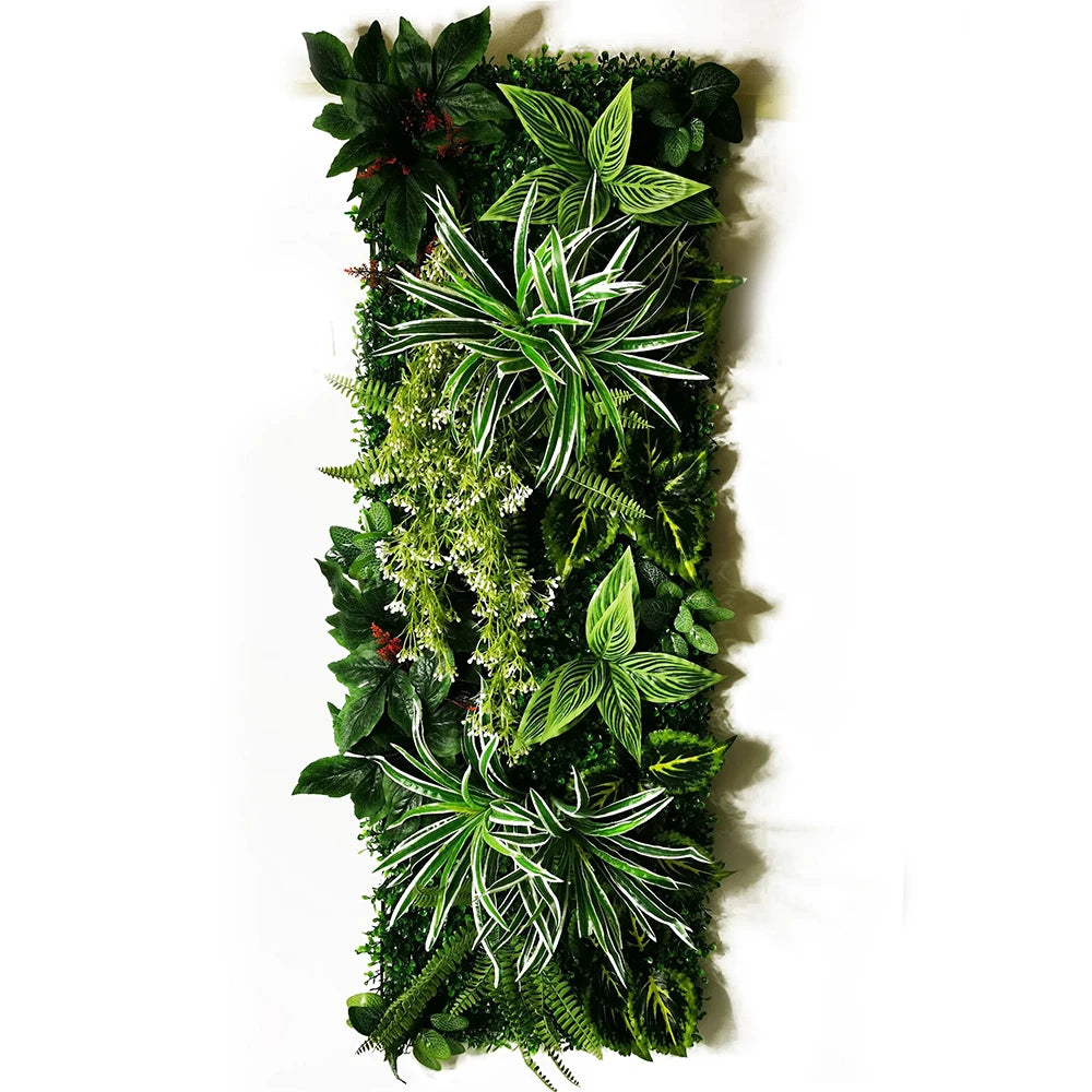 Artificial Plant Fake Grass Moss Subtropical Plant Decoration Home Wall Panel 15.74inch *47.24inch/1 Panel
