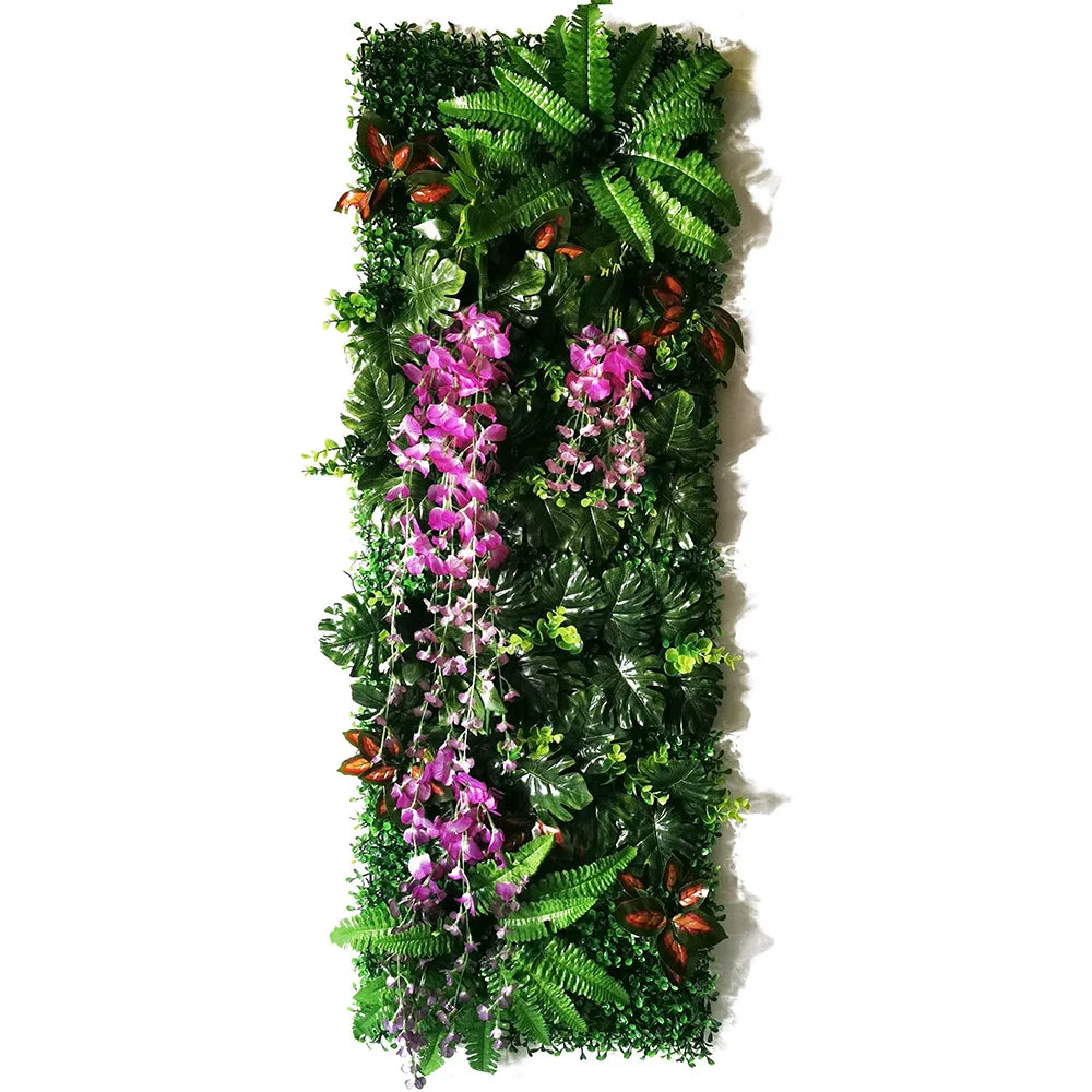 Artificial Plant Fake Grass Moss Subtropical Plant Decoration Home Wall Panel 15.74inch *47.24inch/1 Panel