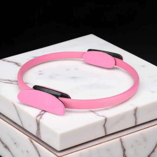 Pilates Ring Fitness Ring with Non Slip Handles Fitness Circle Portable Flexible Resistance Exercise Equipment for Women