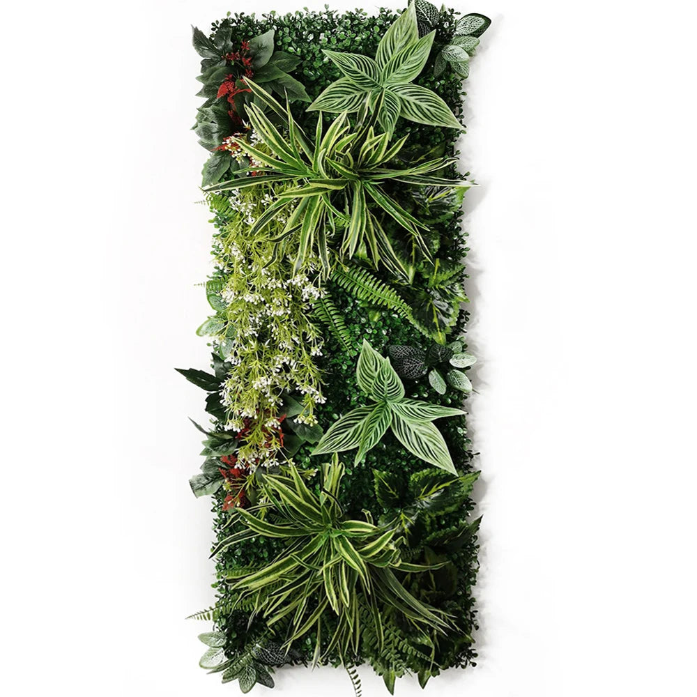 Artificial Plant Fake Grass Moss Subtropical Plant Decoration Home Wall Panel 15.74inch *47.24inch/1 Panel
