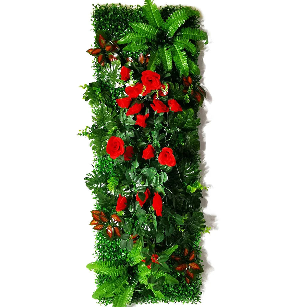 Artificial Plant Fake Grass Moss Subtropical Plant Decoration Home Wall Panel 15.74inch *47.24inch/1 Panel