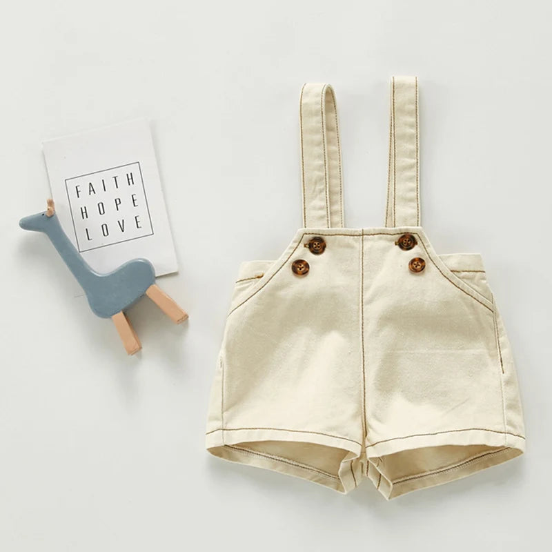 Autumn Toddler Baby Boys Cowboy Romper  Baby Boys Girls Solid Color Denim Romper Sleeveless Baby Denim Jumpsuit Pocket Bodysuit