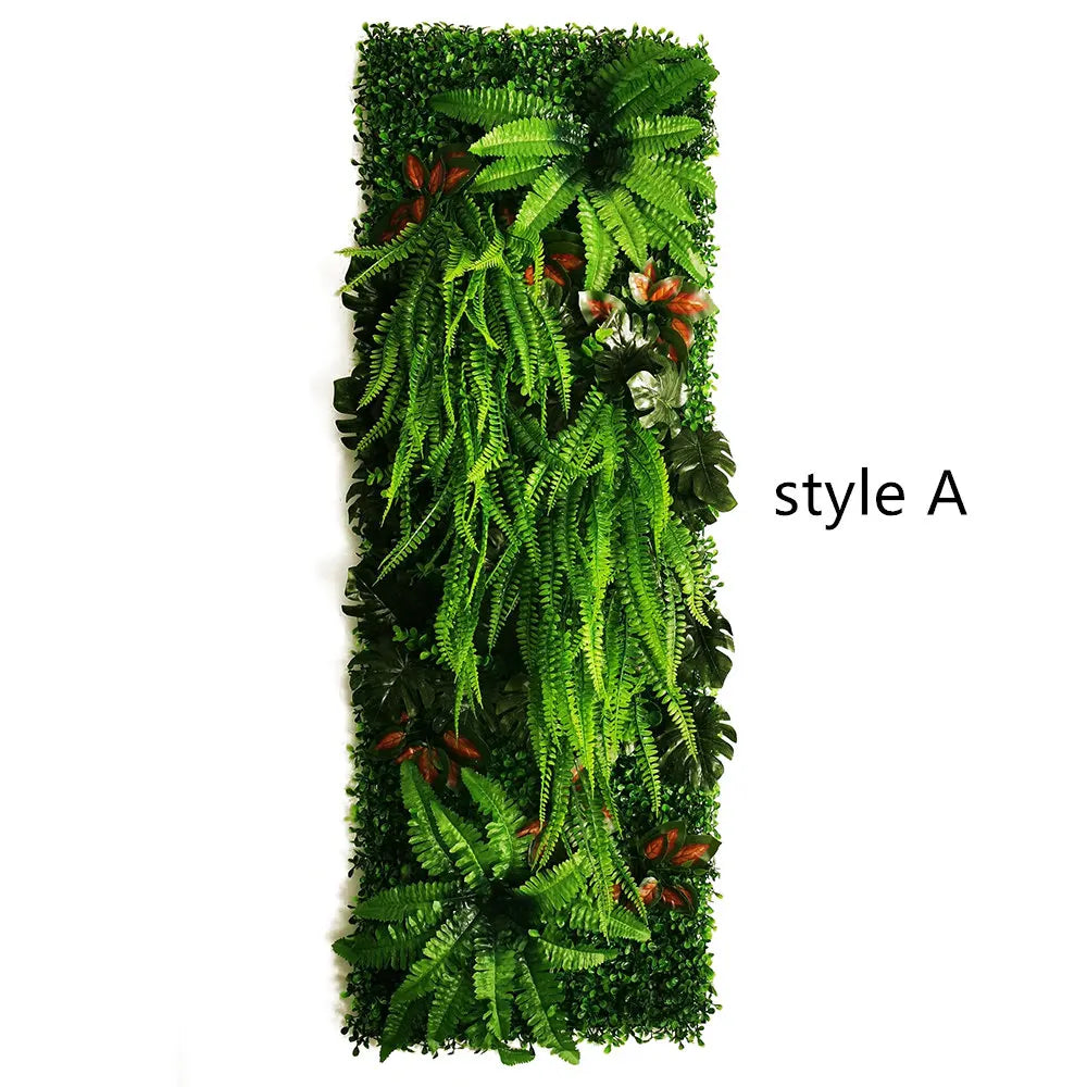 Artificial Plant Fake Grass Moss Subtropical Plant Decoration Home Wall Panel 15.74inch *47.24inch/1 Panel