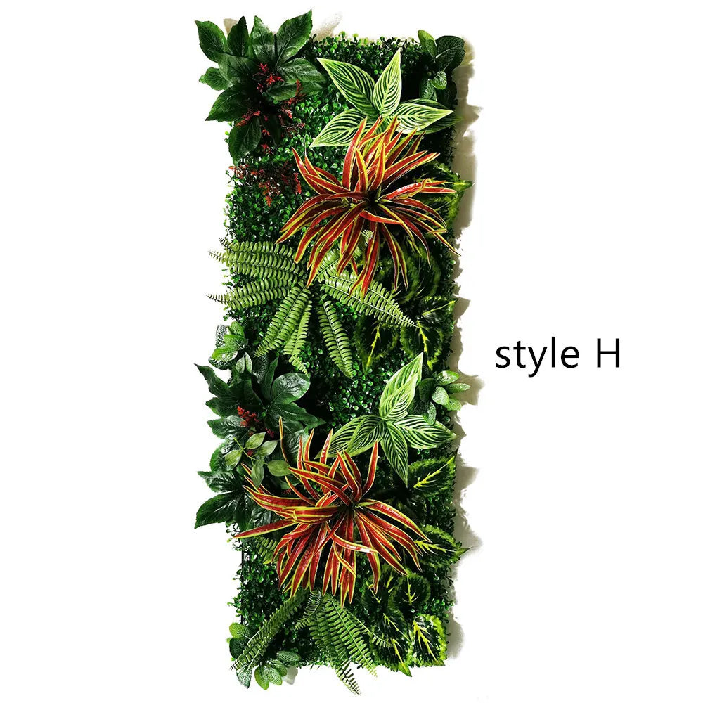 Artificial Plant Fake Grass Moss Subtropical Plant Decoration Home Wall Panel 15.74inch *47.24inch/1 Panel