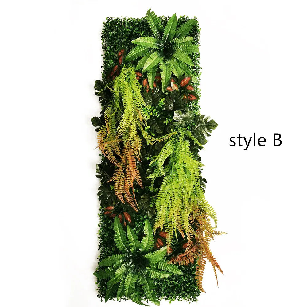 Artificial Plant Fake Grass Moss Subtropical Plant Decoration Home Wall Panel 15.74inch *47.24inch/1 Panel