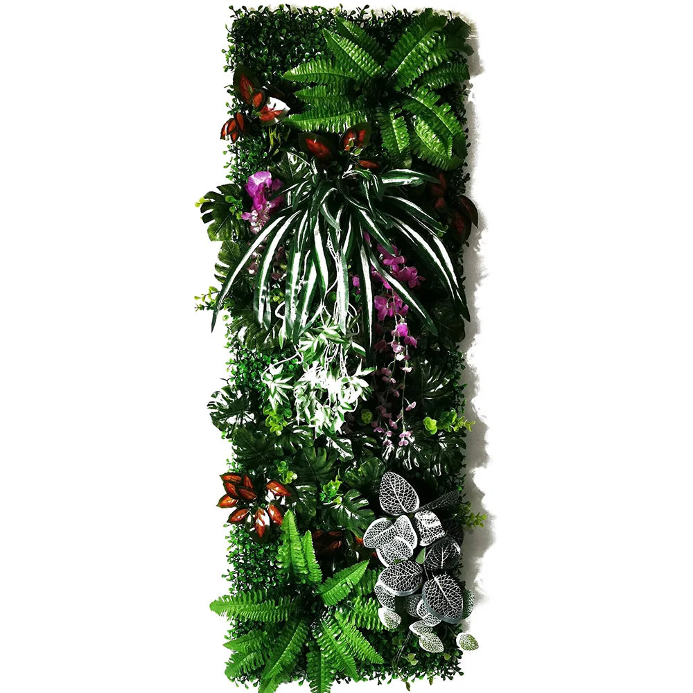 Artificial Plant Fake Grass Moss Subtropical Plant Decoration Home Wall Panel 15.74inch *47.24inch/1 Panel