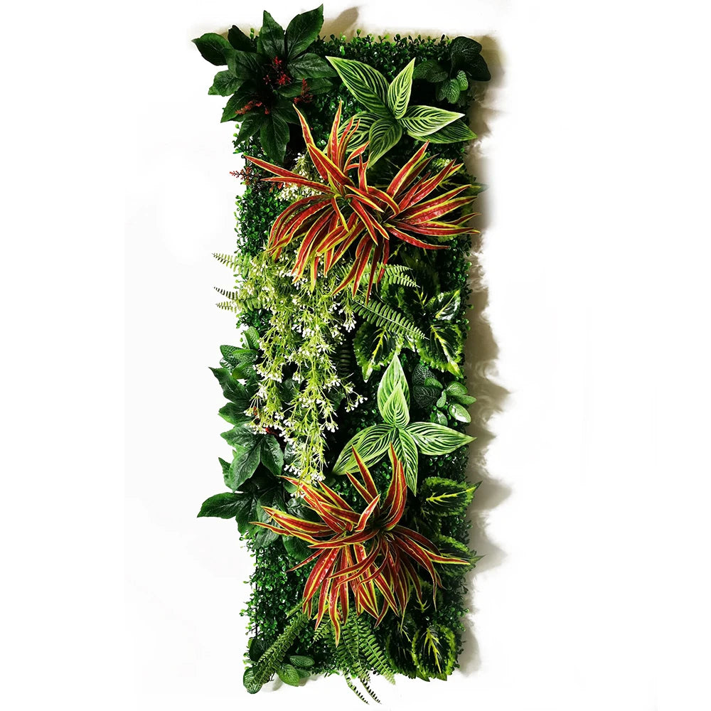 Artificial Plant Fake Grass Moss Subtropical Plant Decoration Home Wall Panel 15.74inch *47.24inch/1 Panel